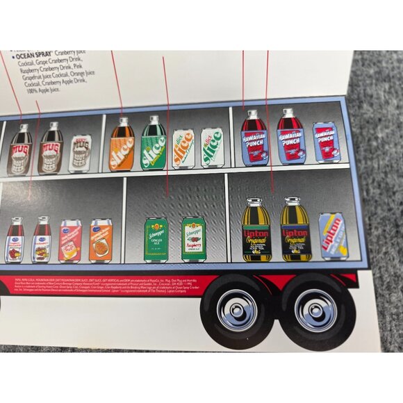 Pepsi Truck-Shaped Advertising Brochure with Beverage Lineup Display - Picture 4 of 9